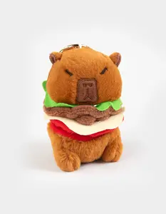 FULL TILT Burger Capybara Bag Charm, Brown