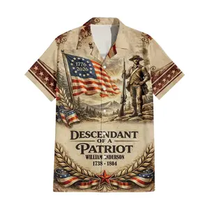 250th Anniversary America Hawaiian Shirt, 250 Years USA Independence Day Shirt, 1776-2026 Semiquincentenni