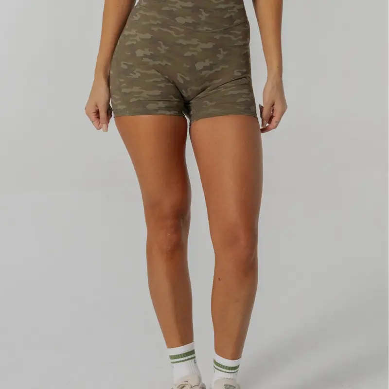 ACTA 4" Biker Short Ultra-Stretchy Soft High Waist Fit Power-Hold Waistband Squat-Proof Workout Shorts