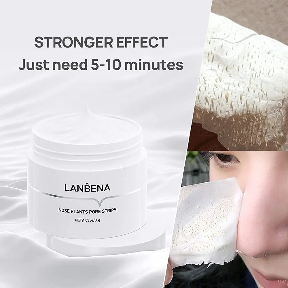 LJH Blackhead Remover, Nose Plants Pore Strips Deep Cleansing Peel off Mask