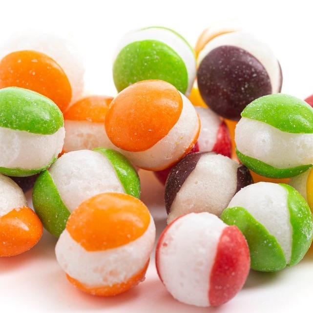 1.5 LB Jar - Freeze Dried Rainbow Munch Original "S" Candy Crunchy Snack 24 oz Sweet Bonbon Sweet Bonbon