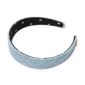 STONE WASH BESSETTE DENIM HEADBAND