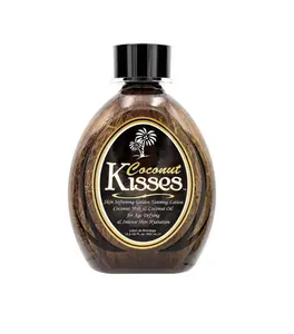 Ed Hardy Coconut Kisses Golden Tanning Lotion Cruelty Free for All Skin Types 13.5 oz with Coconut Milk, Cocoa Butter & Intoxiating Fragrance