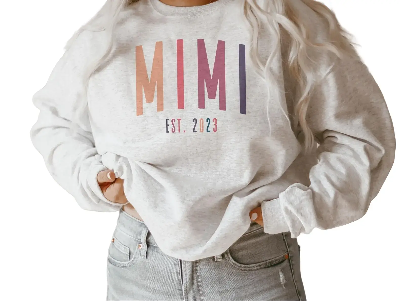 Mimi Sweatshirt, Mimi EST , Mimi Established, Unisex Crewneck Sweatshirt
