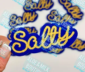 Salty Chainstitch Patch, salty patches, beach patches, summer patch, ocean patches, chainstitch patch