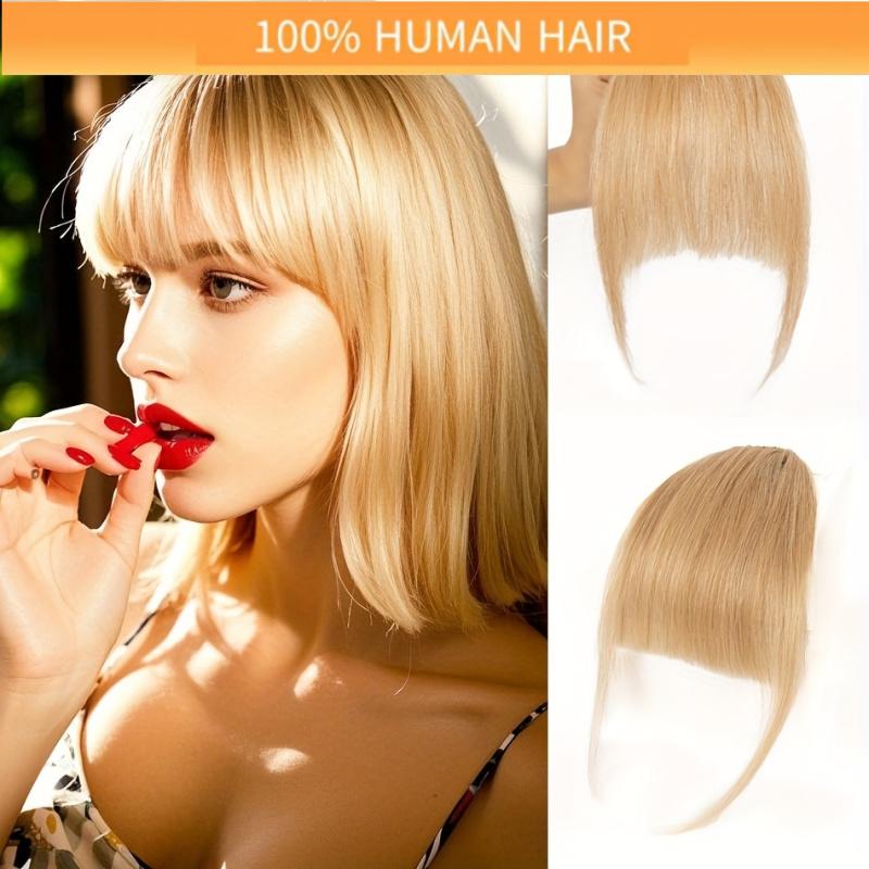 #GiftedInLove #Valentine #Gift Women's Daily Wear, Using Real Human Hair Soft Wavy Hairstyle, Comes with Hair Clips and Hair Extensions Soft glossy Lace Frontal Closure with Baby Hair Lace Frontal Closure with Baby Hairwoman girl daily party  summer style