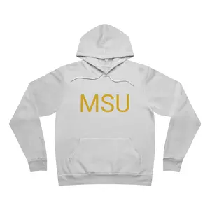 Gold MSU Unisex Hoodie, Cozy School Spirit Apparel, Casual Wear, College Gear, Perfect for Gifting