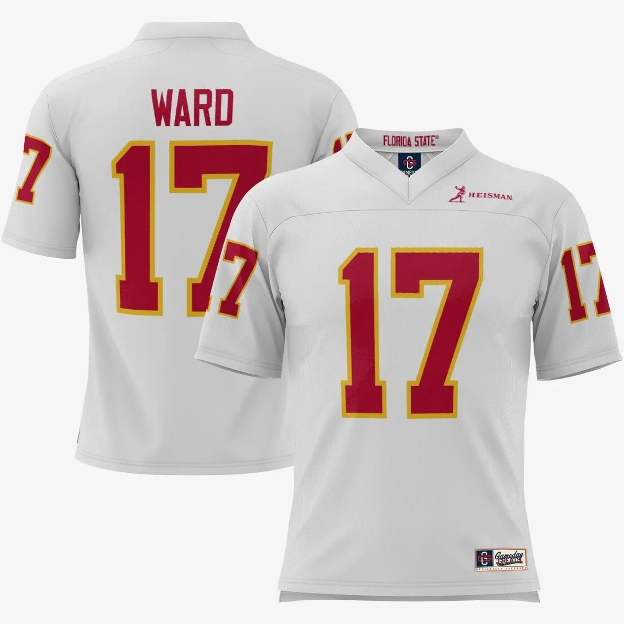 Charlie Ward Florida State Seminoles GameDay Greats Heisman Football Jersey - White