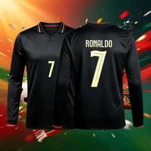 2026 Portugal National Home Away 7# Cristiano Ronaldo Short And Long Sleeve Soccer Jersey Fans Version Breathable