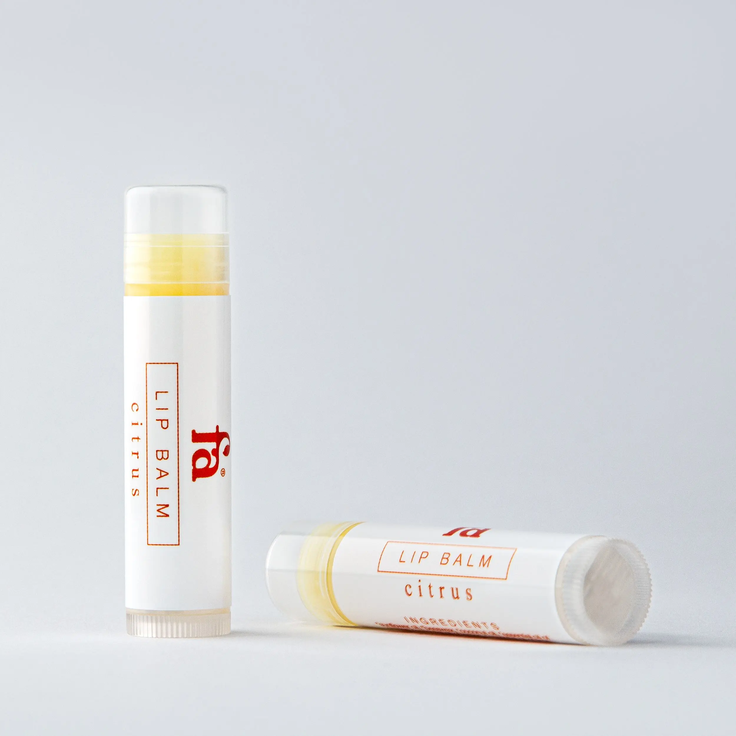 organic citrus lip balm