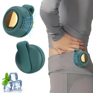 Portable silent mini bladeless fan,Mini Cyclone Waist Fan,Three-speed hands-free neck fan,suitable for Outdoors,Travel