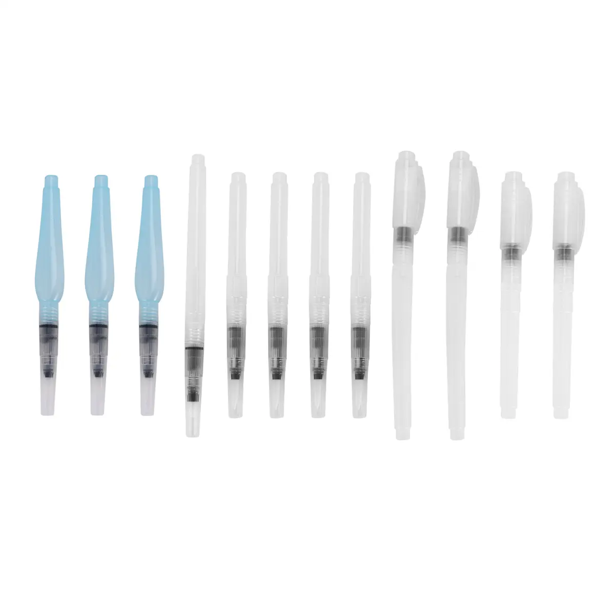 Water Color Brush Pen Set 12 Pcs Water Paint Brushes Refillable Watercolor Brush Pens for Student, Party, Craft (12Pcs)