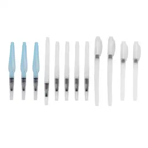 Water Color Brush Pen Set 12 Pcs Water Paint Brushes Refillable Watercolor Brush Pens for Student, Party, Craft (12Pcs)