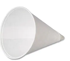 Coffee Pro Paper Cone Cups, 4 oz, White, 200/Pack (CPSLCONE4)