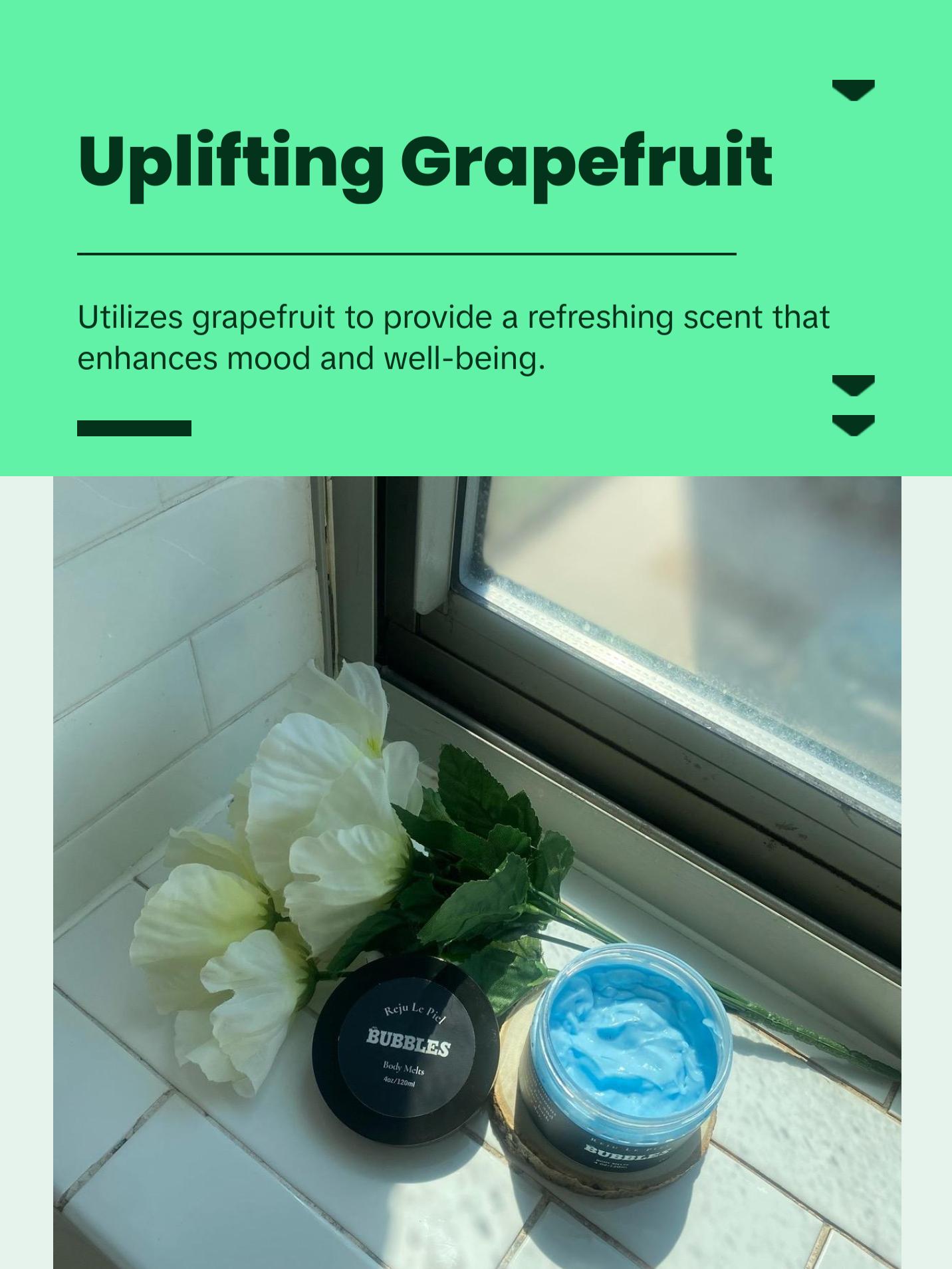 Bubbles Body Melts Body Butter - Comfortable Body Care Smooth Grapefruit Chamomile Moisturizer