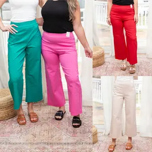 Women's Sweet Wide-Leg Pants