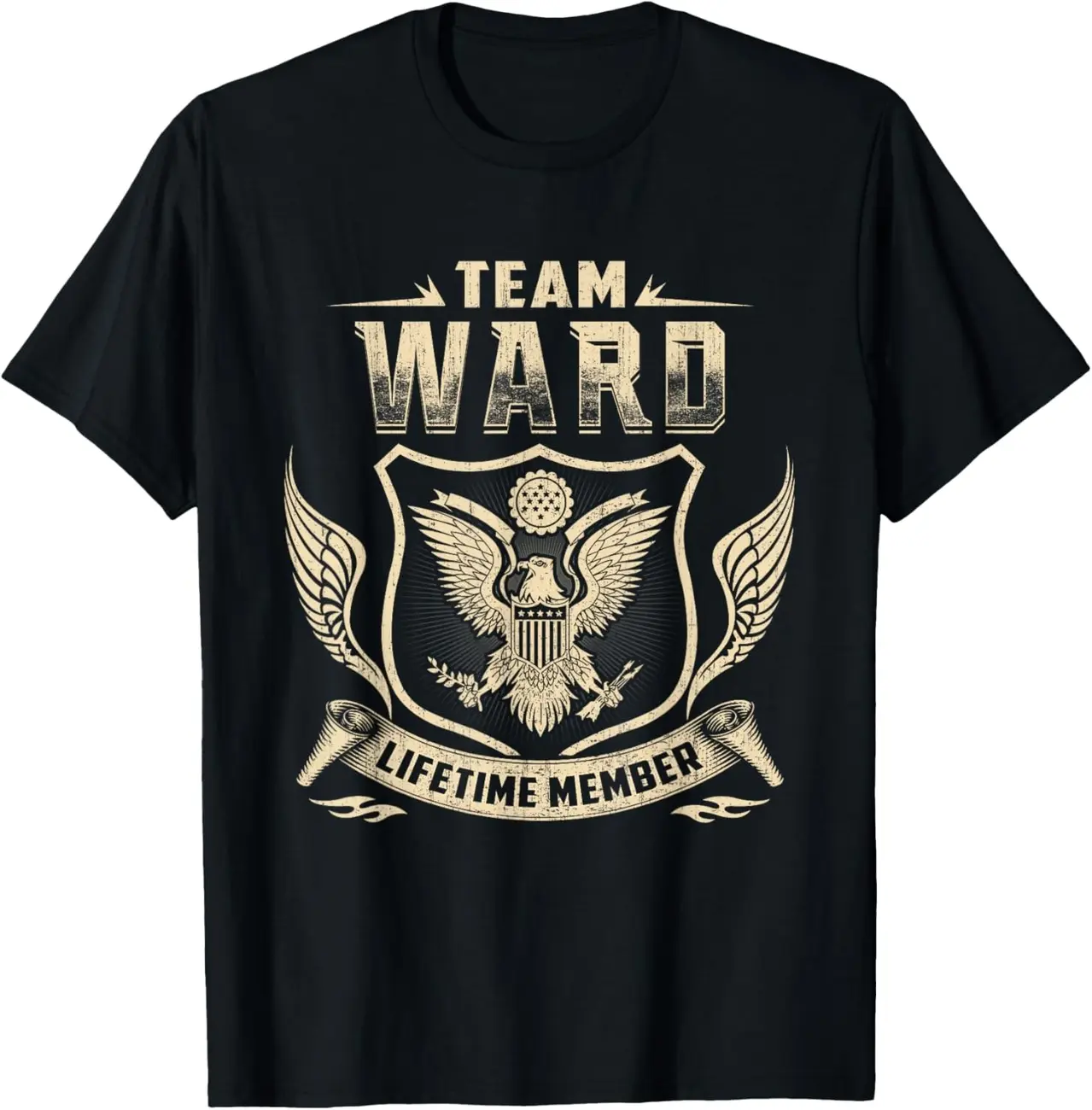 Ward Last Name Shirt Team Ward Lifetime Member T-Shirt 0B1