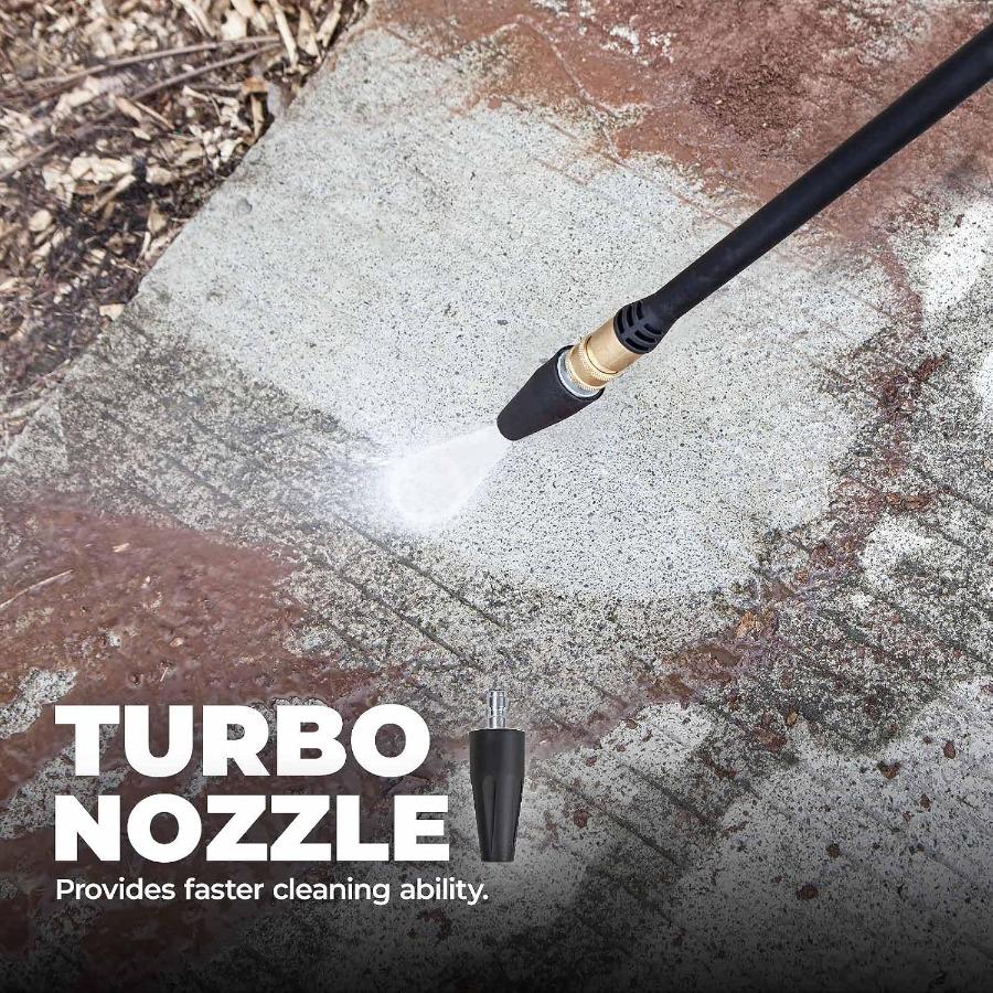 APW2000E Electric Pressure Washer with 2000 PSI and 1.2 GPM CETL Compliant Features Onboard Soap Tank 5 Quick Connect Nozzles S APW2000E Electric Pressure Washer with 2000 PSI and 1.2 GPM CETL Compliant Features Onboard Soap Tank 5 Quick Connect Nozzles S