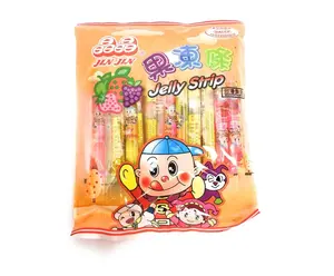 Jin Jin - Jelly Strip (Jelly Filled Straws in Assorted Flavors) - Net Wt. 14.1 Oz.