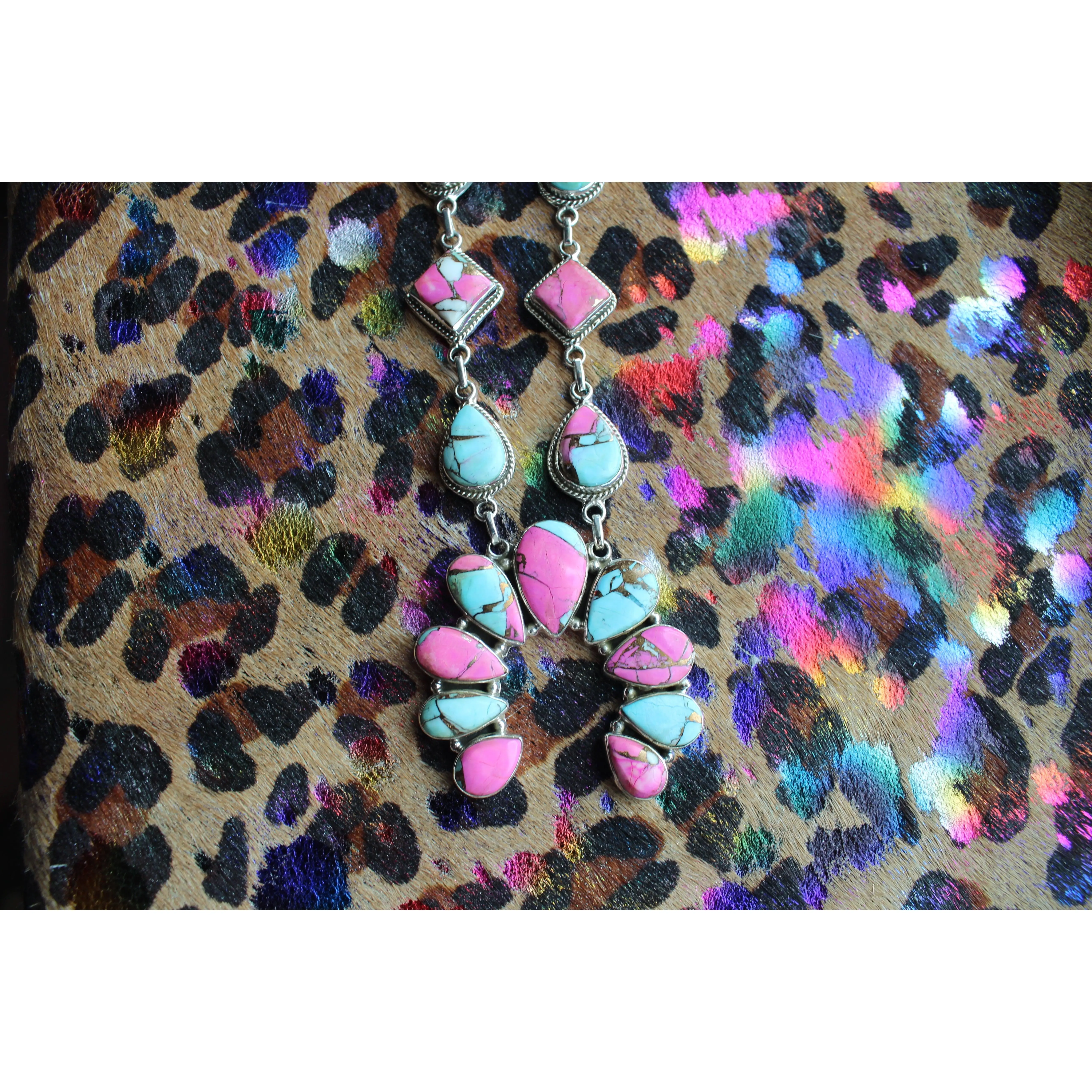 Cotton Candy Naja Necklace Cotton Candy Naja Necklace