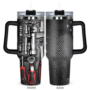 1pc, Gifts for Mechanic 40oz, Everybody Is A Mechanic Funny Print 40oz, Insulated and Durable, Gift for Any Occasion: Birthdays, Holidays, or Special Moments for Family, Friends, or Coworkers, Stainless Steel Tumbler