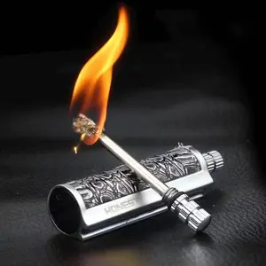 Retro Permanent Match Lighter, 10000 Times Classic Lighter, Outdoor Emergency Fire, Waterproof Permanent Lighter, Portable Ignition Tool, Suitable for Outdoor Camping Fire Ignition Stick (Kerosene is not included in the delivery)