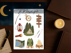 Camping Season Sticker Sheet