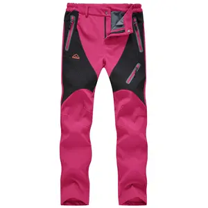 GOPUNE Women's Ski Snow Pants Waterproof Windproof Hiking Warm Fleece Lined Softshell