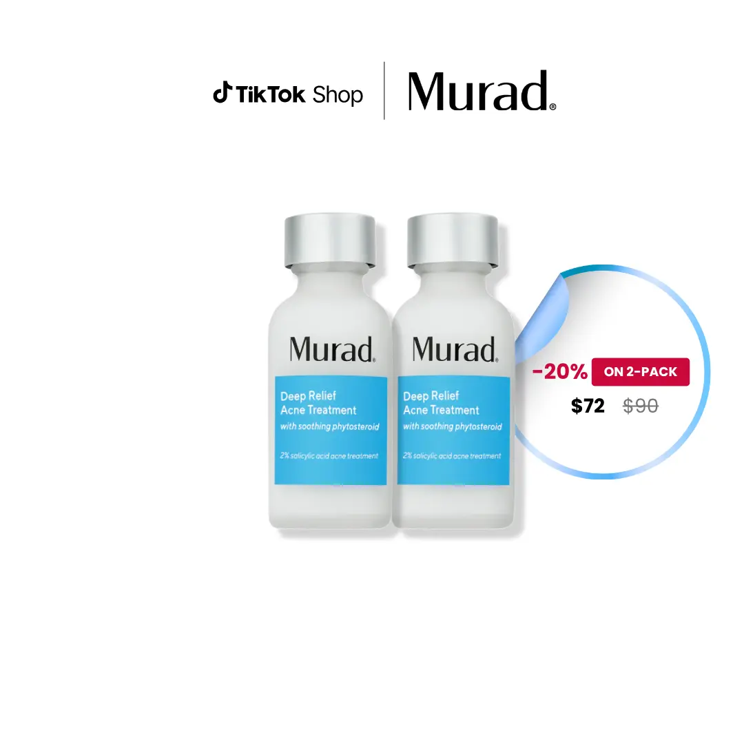 Murad Deep Relief Acne Treatment with 2% Salicylic Acid & Phytosteroid Technology for Severe Acne Healing & Skin Repair Murad Deep Relief Acne Treatment with 2% Salicylic Acid & Phytosteroid Technology for Severe Acne Healing & Skin Repair