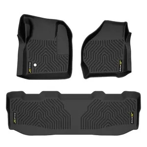 TPE Floor Mats Liners Fit For 1999-2007 Ford F-250 F-350 Super Duty Crew Cab