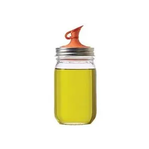 Jarware Oil Cruet Pour Lid for Regular Mouth Mason Jars