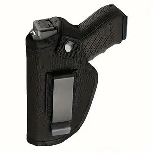 Weapon Holster, Gun Holster, Belt Holster, Tactical Gun Holster, Concealed Carry with Metal Clip, for Small and Large Firearms, Right- and Left-Handed Users, Gun Belt Holster