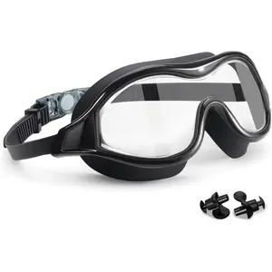 Swim Goggles No Leaking Anti-Fog Pool Goggles Swimming Goggles for Adult Men Women Youth, UV Protection 180° Clear Vision