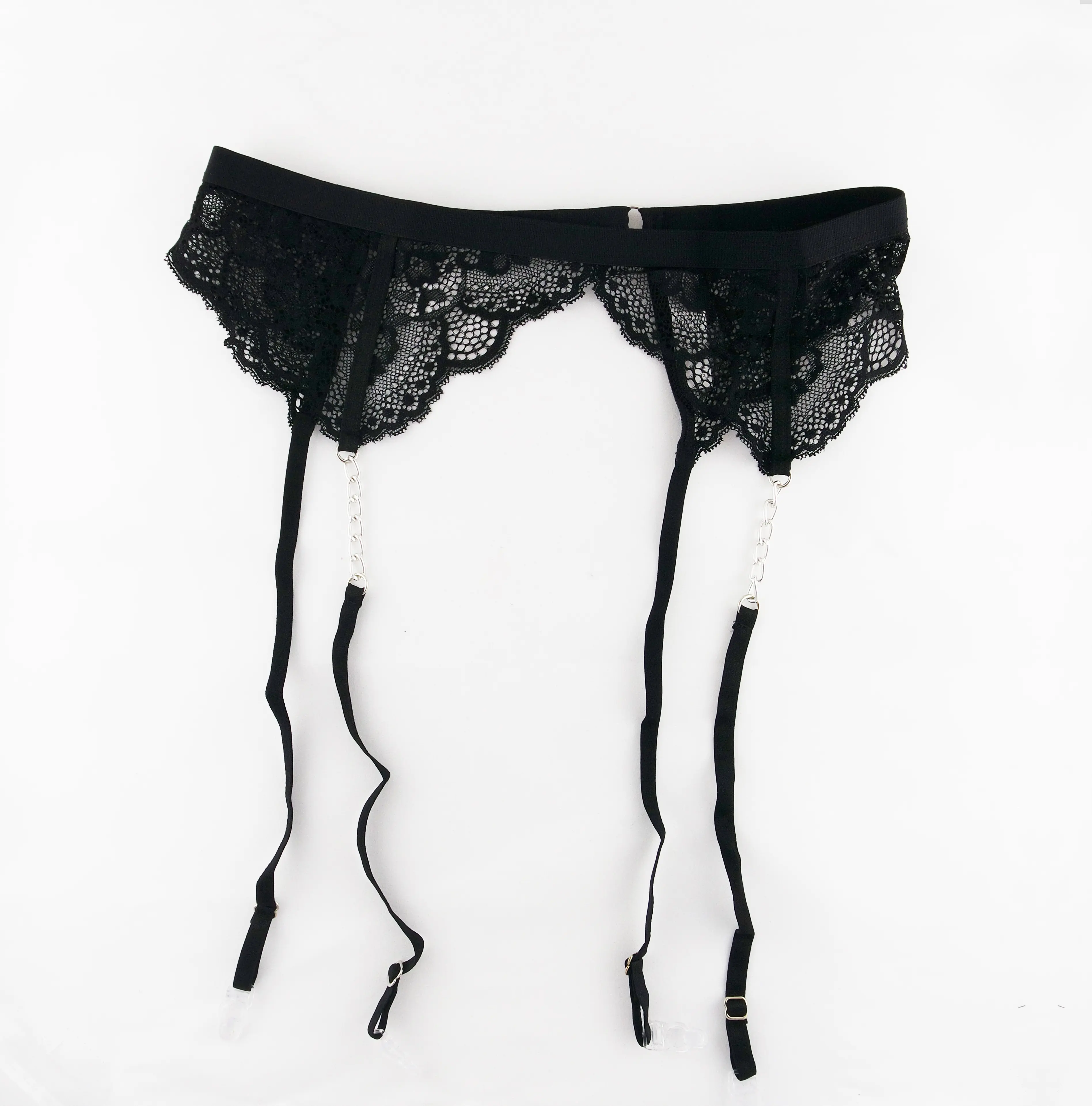 Adjustable Garter For Thigh High Sock, Shine Strap Lace Garter Belt, Adjustable Socks Suspenders, Elastic Stocking Suspender, Vegan Friendly