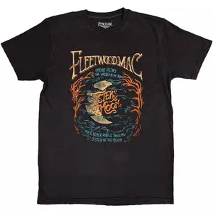 Sisters Of The Moon Fleetwood Mac Black Pigment Wash Tee Tshirt Shortsleeve Casual