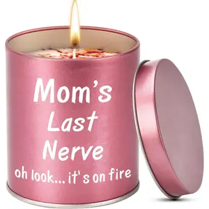Gifts for Mom Birthday from Daughter Son, Christmas Stocking Stuffers Gifts for Mom Present Mothers Day  ldeas Funny   Mother Thanksgiving Adoptive 9oz Scented Candle