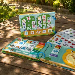 Montessori Busy Book for Kids – Reusable Learning Activity Toy (Ages 3+)
