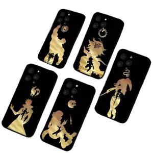 Seven Deadly Sins Phone Cases For iPhone 17 Promax Pro Air 16 Plus 15 14 13 12 Black Silicone Soft Shockproof Protective Cove