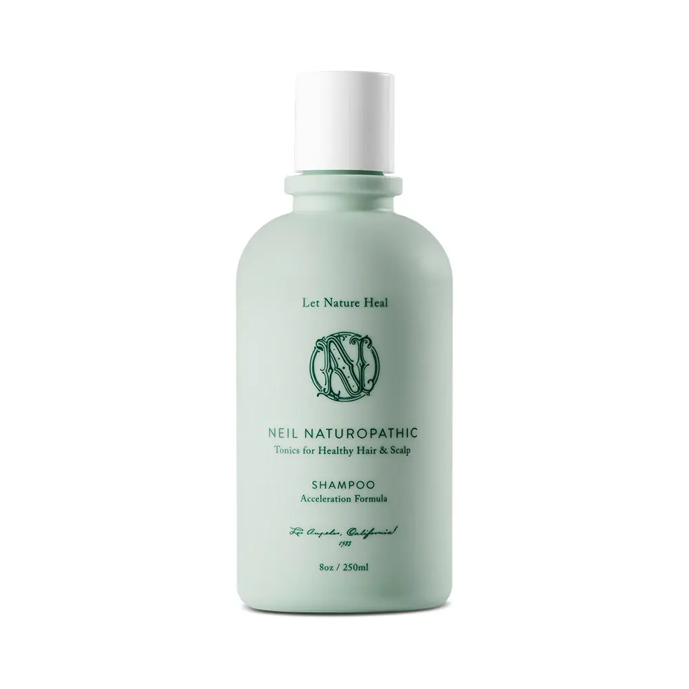 Neil Naturopathic Acceleration Treatment Tonic Shampoo for Hair Growth & Strength Plant-Based Formula with Oils & Botanical Extracts