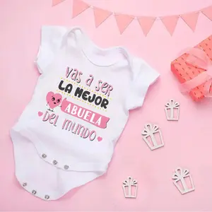 You Are Going To Be The Best Grandmother in The World Print Baby Jumpsuit Pregnancy Announcement Newborn Romper Infant Bodysuit