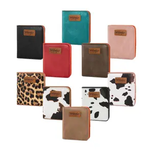 Wrangler Small Leopard Print Wallets Card Cases for Women with Rfid Lining and A Coin Purse Wrangler Small Leopard Print Wallets Card Cases for Women with Rfid Lining and A Coin Purse
