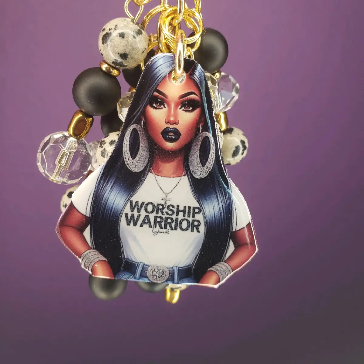 Worship Warrior Handbag Charm