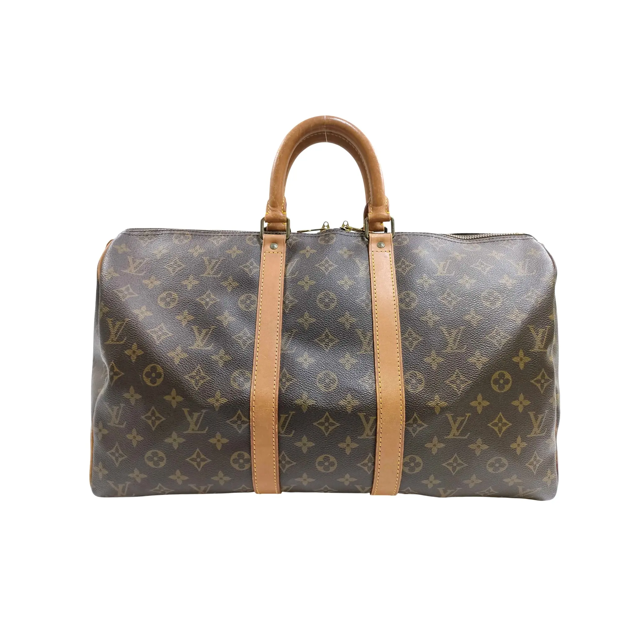 Pre-owned Louis Vuitton canvas Luggage Monogram Keepall 45 Boston Bag (2260004671790)