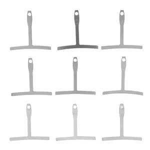 Guitar Action Gauge 9Pcs Guitar String Height Gauge Universal Guitar Radius Gauge Set for Measuring Electric Bass Guitars Bridge Fingerboard Saddle 7.25-20in