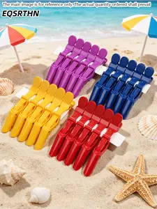 20 Pack Alligator Hair Clips, Professional Salon Sectioning Clips, Colorful Plastic Duck Bill Hair Clips, Non-slip Grip Hair Accessories for Women, Suitable for Hair Styling, Coloring, Perming, Cutting, Blow Drying, and Sectioning Hair