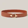 BloomChic Women's Vintage Oval Buckle Adjustable Belt - Regular Synthetic Fashion Accessory for Women, Jeans, Dresses, Resort & Fall Outfits, SohoChic