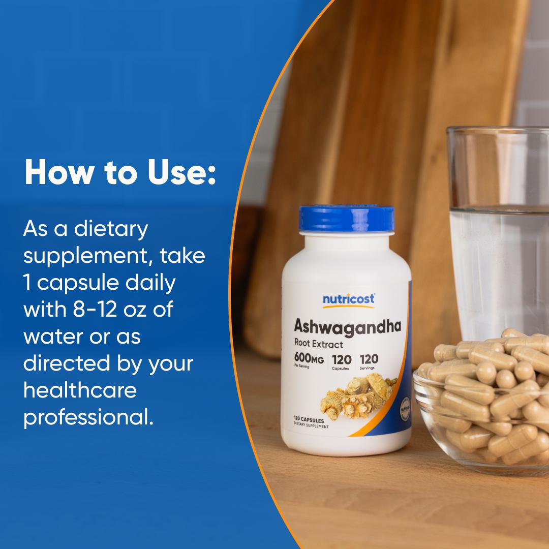 Nutricost Ashwagandha Root Extract Capsules