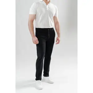 Black UltraFlex Slim Chino