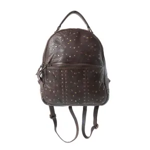 Midnight Rodeo Leather Backpack in Espresso Brown