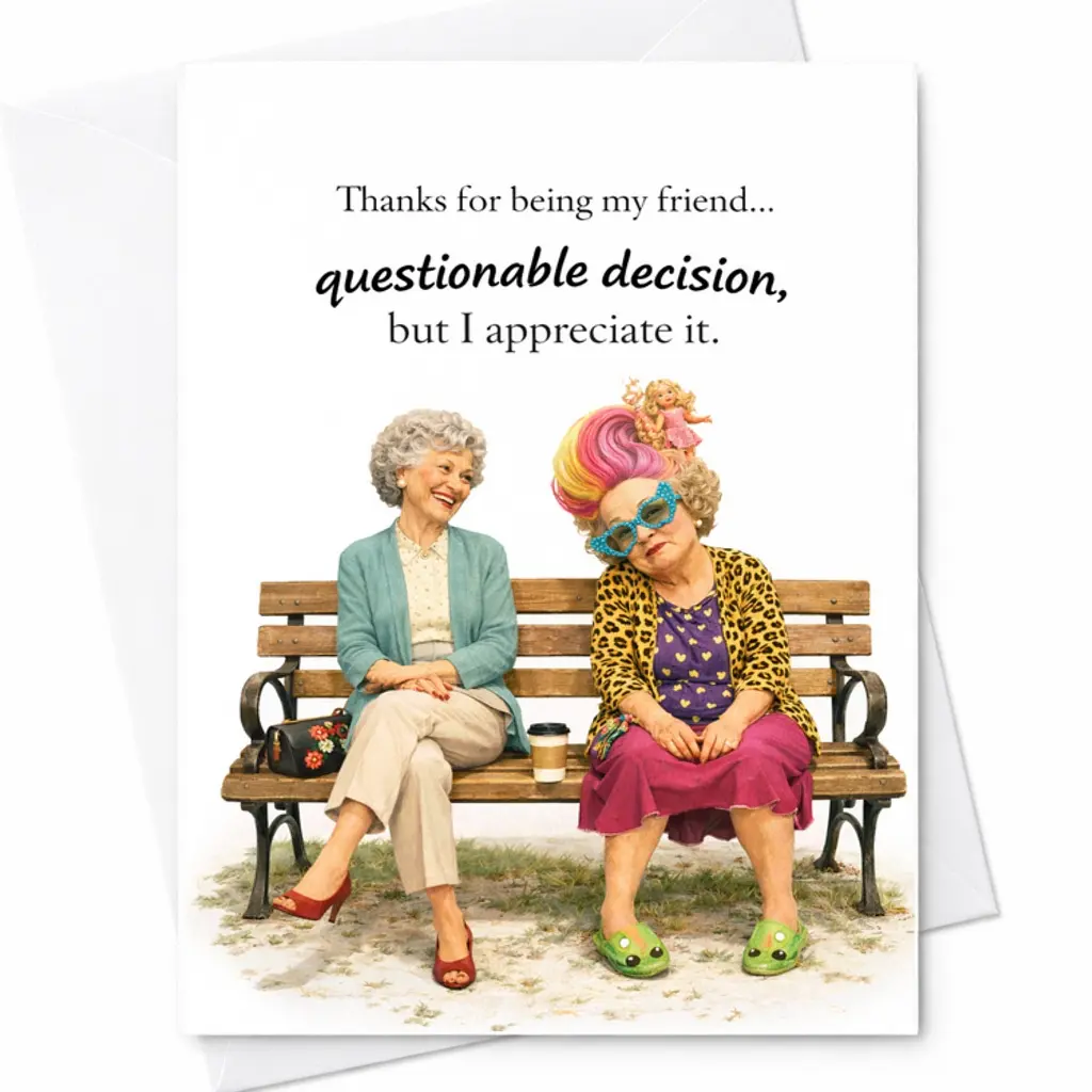 Funny Friendship Greeting Cards - Birthday & Anniversary Hum C-768